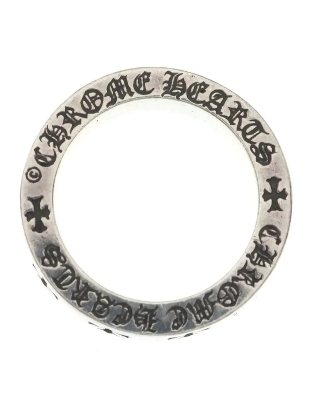 Chrome Hearts Spacer Forever Ring Silver